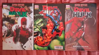 Fumetti Marvel Daredevil Devil Hulk sei numeri