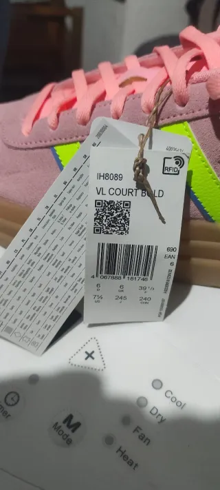 Adidas VL Court Bold rosas talla 39