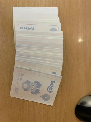 Cromos sueltos de BLUEY y Colección Completa.