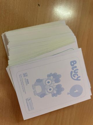 Cromos sueltos de BLUEY y Colección Completa.