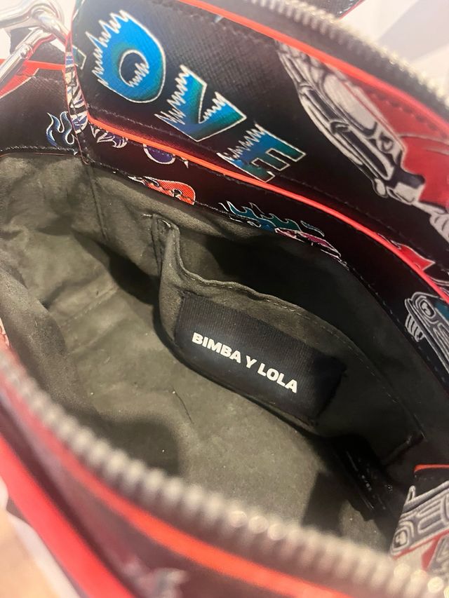 Bolso Bimba y Lola estampado coches