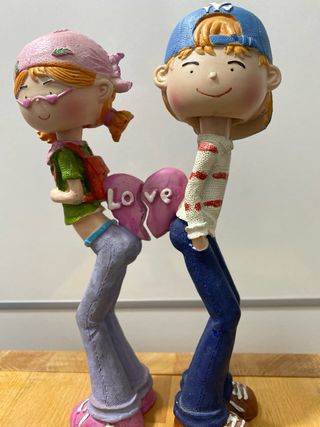 Figuras de pareja corazón