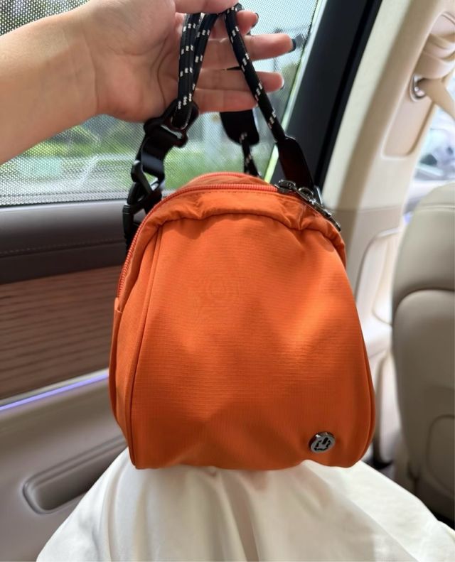 Bolso bandolera/mano naranja impermeable