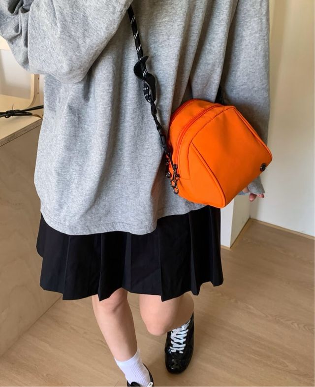 Bolso bandolera/mano naranja impermeable