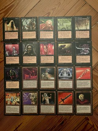 77 Carte Magic The Gathering Oscurità Vintage