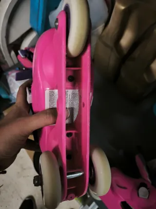 Patines Oxelo rosas y morados talla ajustable24-26