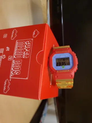 Reloj Casio G-Shock Edición Super Mario Bros.