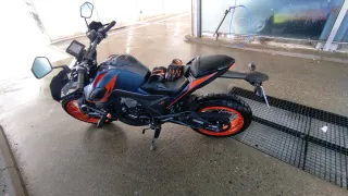 Zontes U1 125cc ABS Naranja Azul TRAIL NAKED 23/25