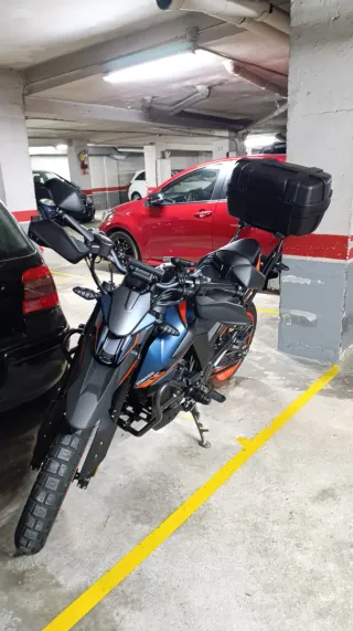 Zontes U1 125cc ABS Naranja Azul TRAIL NAKED 23/25