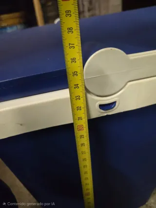 Nevera portátil azul