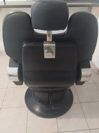 Sillón Barbería Vintage Negro