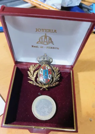Escudo Ciudad Cartagena (Murcia) Plata-Oro