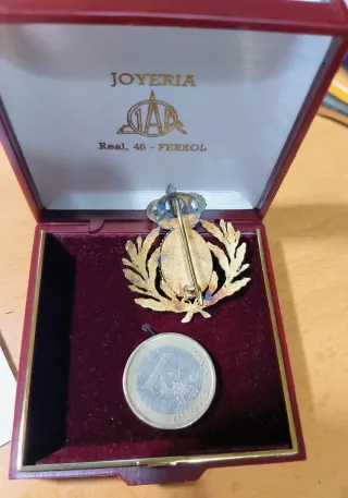 Escudo Ciudad Cartagena (Murcia) Plata-Oro