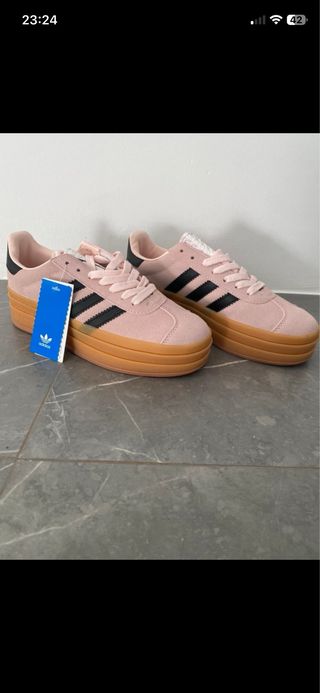 Adidas Gazelle Plataforma Rosa