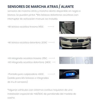 Sensores de Marcha Atrás/Alante