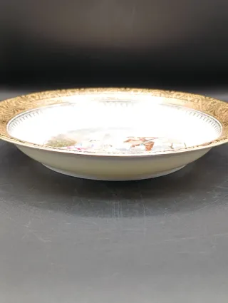 Plato semihondo porcelana Limoges