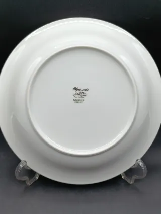 Plato semihondo porcelana Limoges