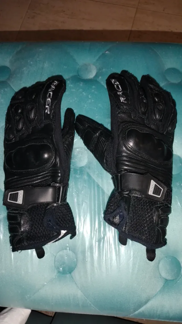 Guantes de moto negros