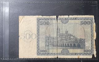 Billete 500 Pesetas Burgos 21 Nov. 1936 Serie A