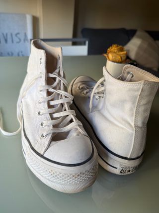 Converse Blancas Mujer Talla 39