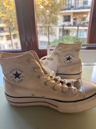 Converse Blancas Mujer Talla 39