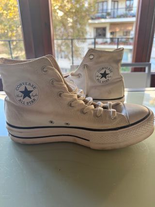 Converse Blancas Mujer Talla 39