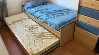 Cama nido madera con cajones