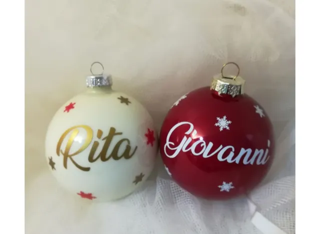 Palline Natale Personalizzate con nome