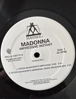 2 Vinilos Maxi 12” Madonna Impressive Instant