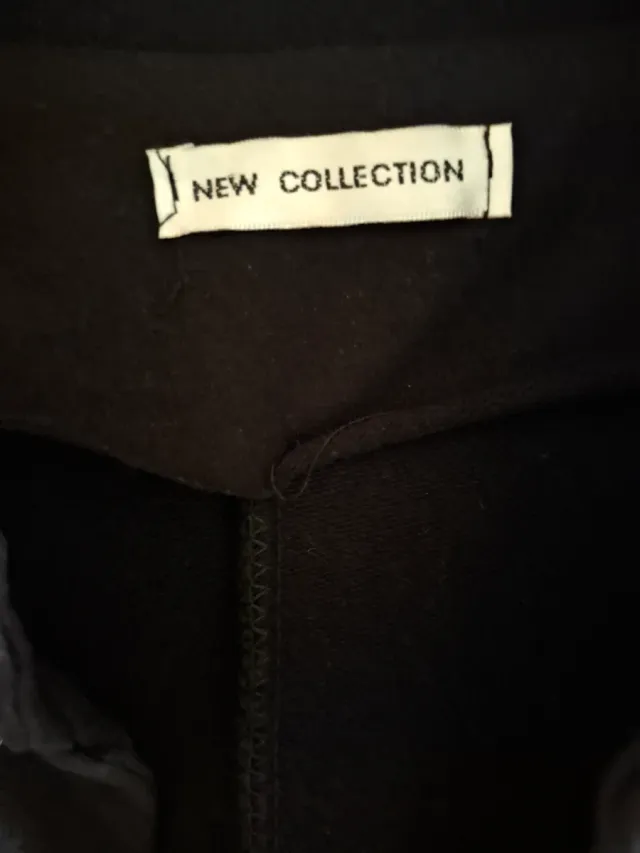 Chaqueta corta algodón negra