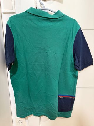 Polo Fred Perry verde y azul Talla L
