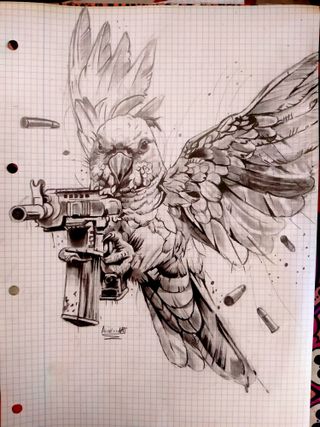 Dibujo original a lápiz – Arte único hecho a mano