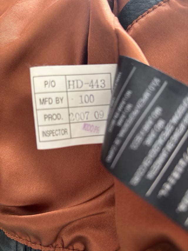 Giubbotto Donna Harley Davidson in pelle Nero