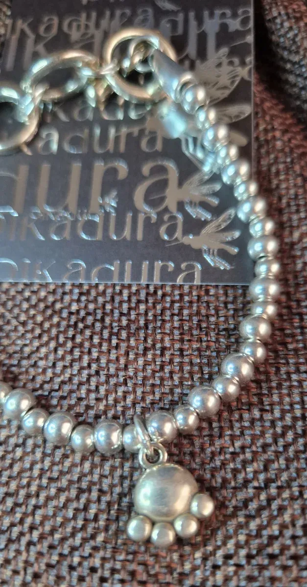 Pulsera Pikadura Huella Mascota Plata