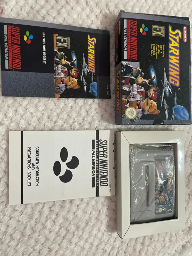 Starwing Super Nintendo PAL Version