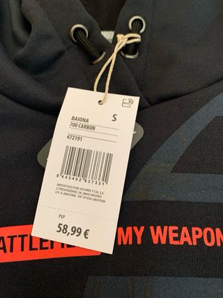 Sudadera Bullpadel azul marino hombre