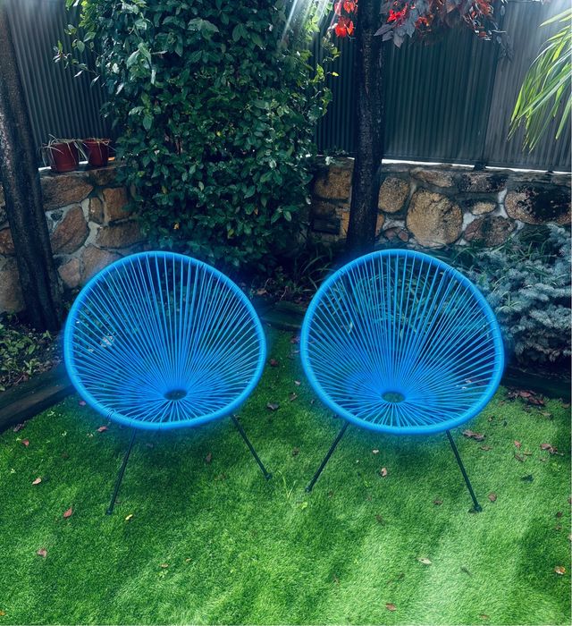 2 Sillas Acapulco Azul Nuevas
