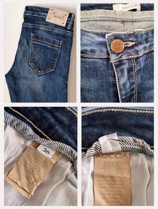 Jeans KOCCA Super Slim con Tachas y Swarovskis