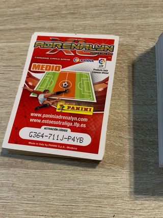 Lote Adrenalyn 350 cartas + album