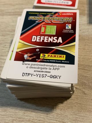 Lote Adrenalyn 350 cartas + album