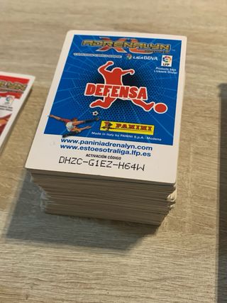 Lote Adrenalyn 350 cartas + album