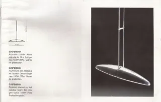 REBAJADA!Lámpara de techo Jorge Pensi Olympia 1988