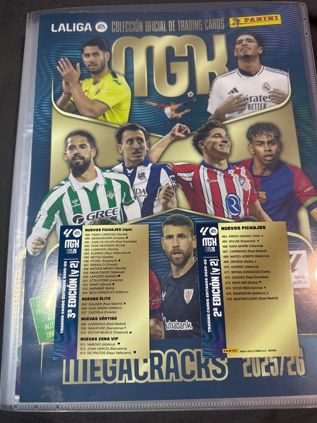 Megacracks 2025/26 - Álbum y Cromos La Liga