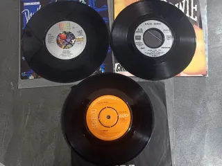 David Bowie, lote 9 vinilos single 7"