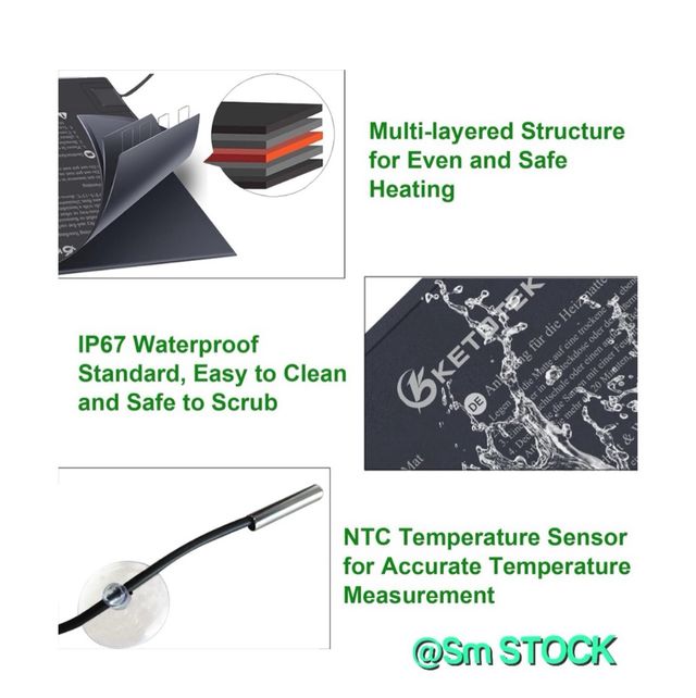 Coperta termica con termostato per semenzaio