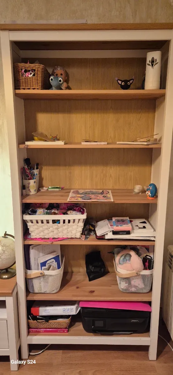 Estantería Hemnes Ikea Madera y Mimbre