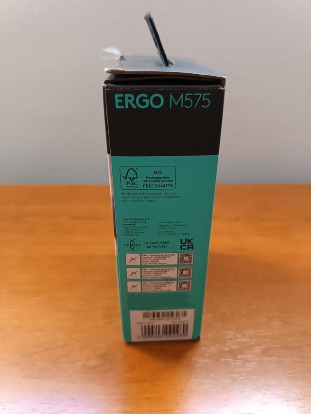 Ratón Trackball Inalámbrico Logitech Ergo M575