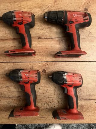 4 Hilti 1 Atornilladorde y 3 Impacto
