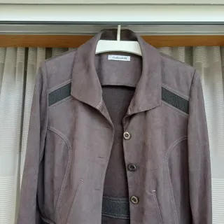 Casaco Christine Laure Castanho Tamanho XL