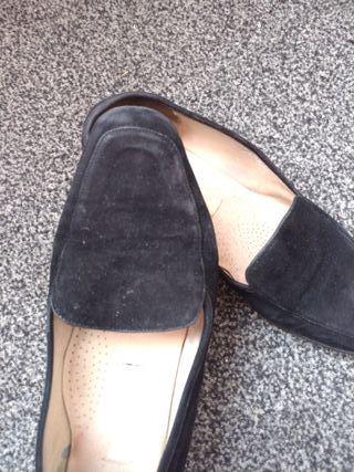 Mocassini Valentino in velluto nero 39